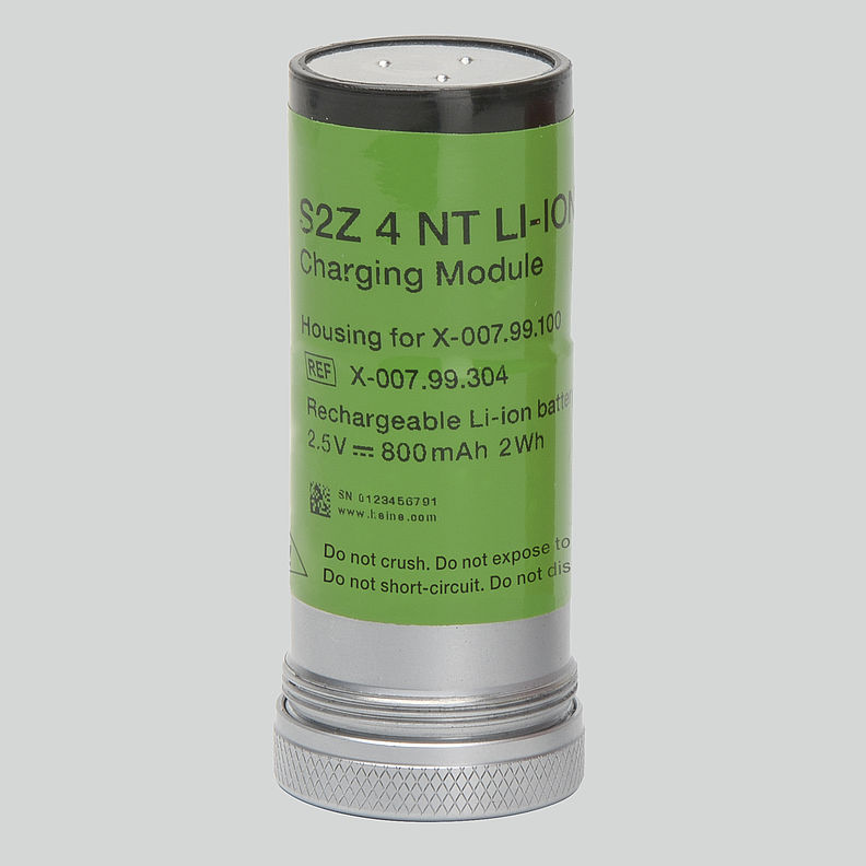 HEINE S2Z 4 NT charging module 2.5 V Li-ion for F.O. 4 SHORT LED NT Laryngoscope Handle